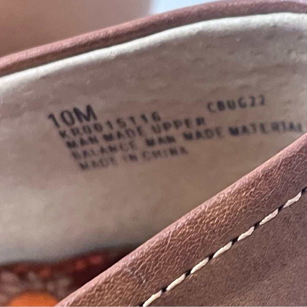 Korks Corsica Penny Loafer Women’s 10 Lugged Heel Slip On Tan New Without Box - Picture 8 of 10